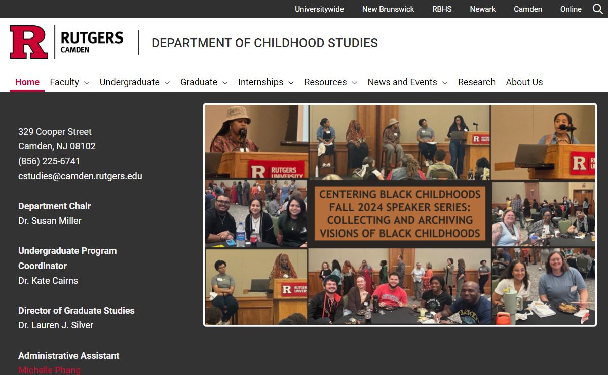 Department of Childhood Studies