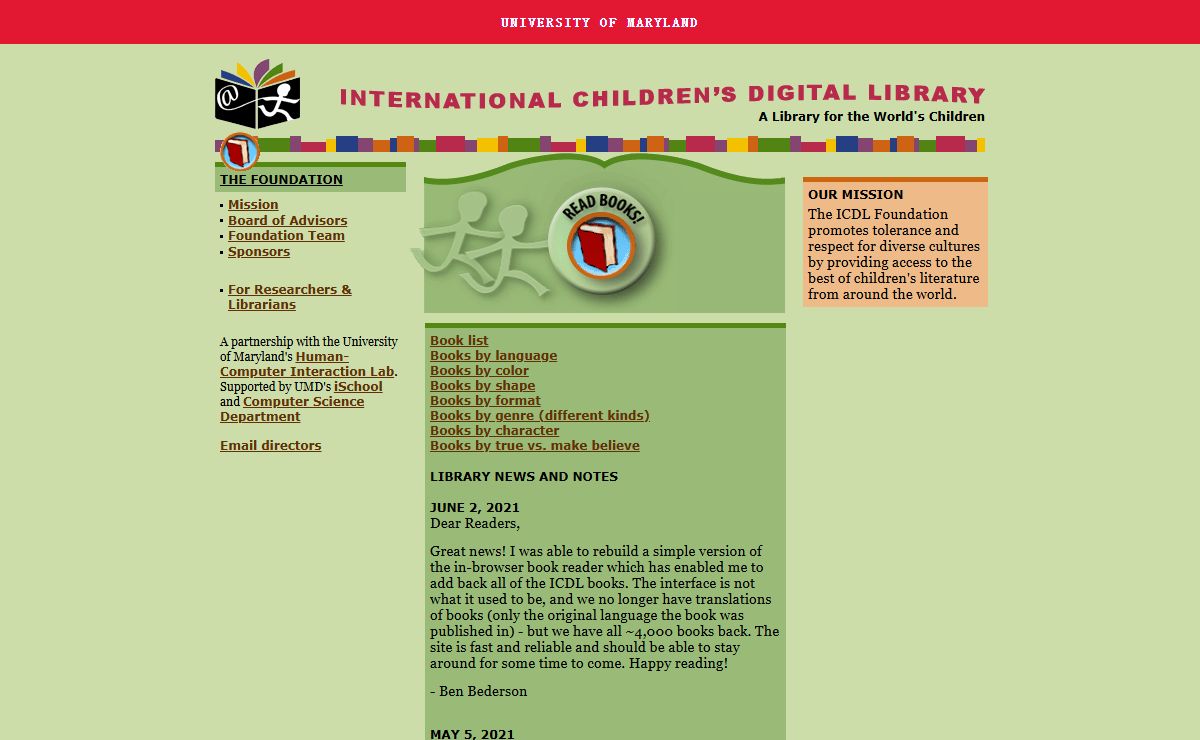 ICDL - International Children's Digital Library