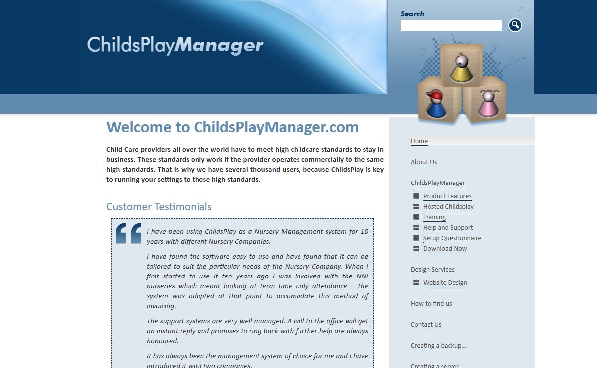 Welcome to ChildsPlayManager.com