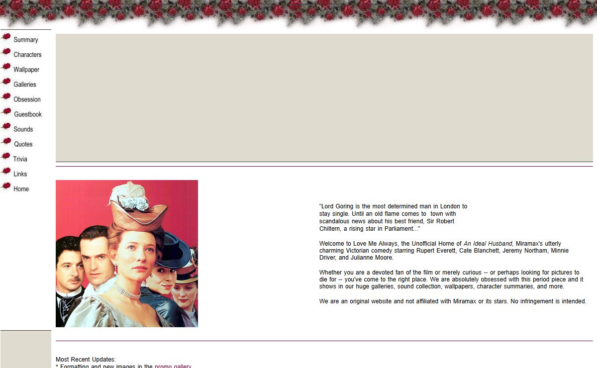 Love Me Always - The Unofficial Home of An Ideal Husband