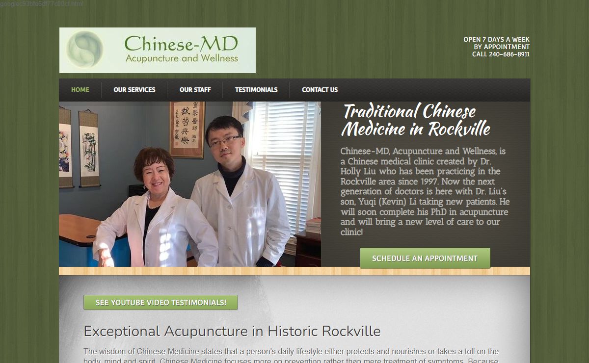 Chinese-MD Acupuncture & Wellness, Rockville, MD 20850 - HOME