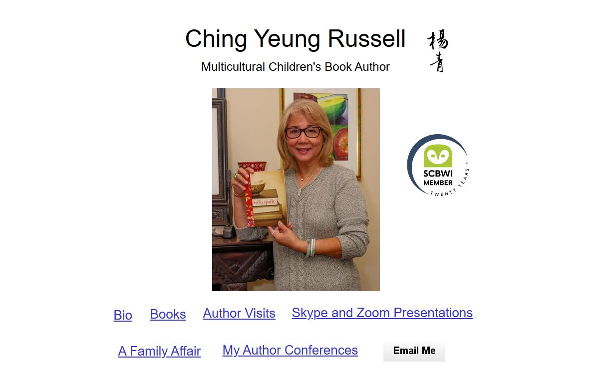 Ching Yeung Russell - multicultural children's book author