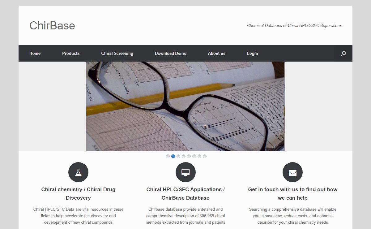 ChirBase – Chiral HPLC/SFC Database