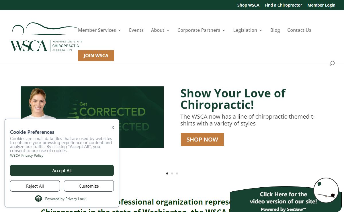 WSCA - Washington State Chiropratic Association - Washington State Chiropractic Association