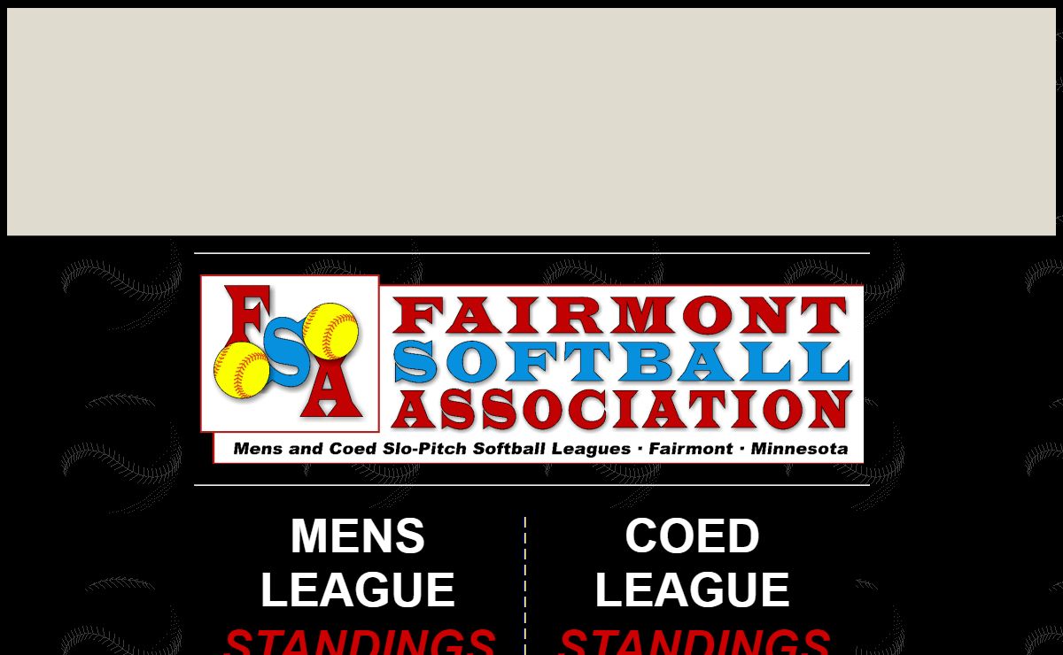 FAIRMONT SOFTBALL ASSOCIATION