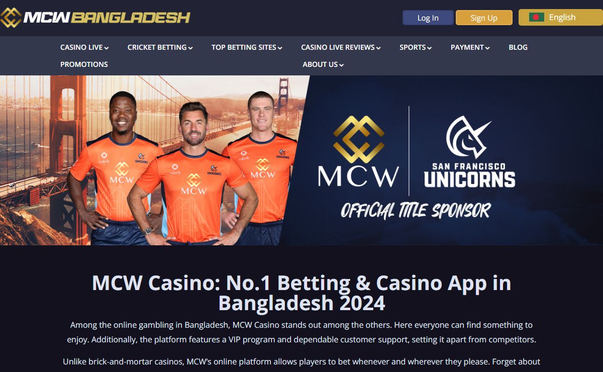 MCW Casino - Trusted Online Casino and Sports Betting in Bangladesh [2024]