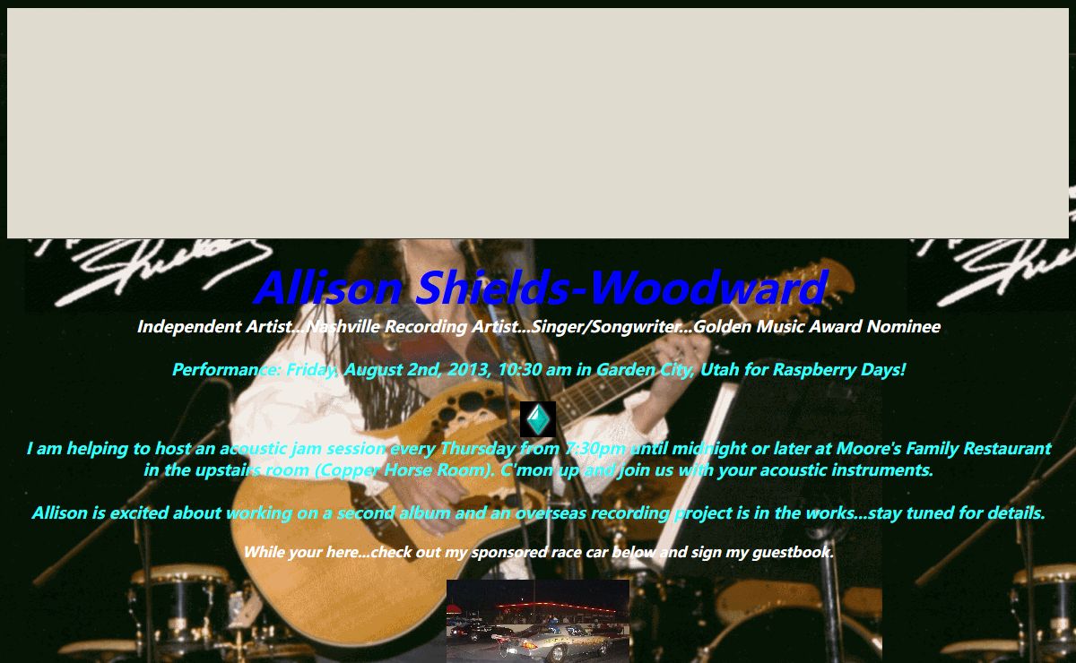 Allison Shields/Nashville Recording Artist