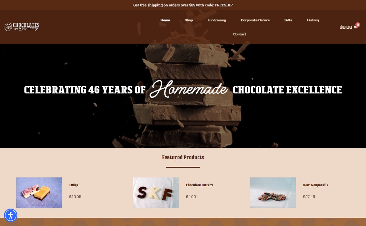Home | Chocolates on Broadway