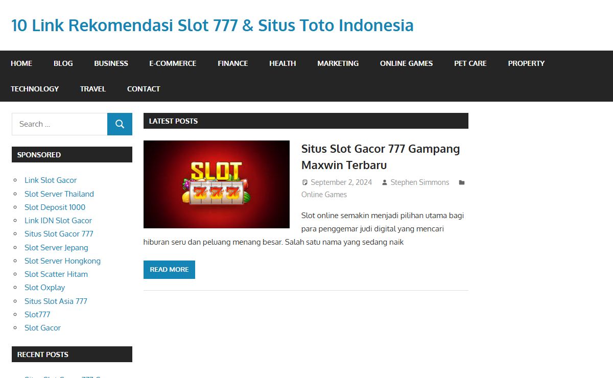 10 Link Rekomendasi Slot 777 & Situs Toto Indonesia - chordials.net