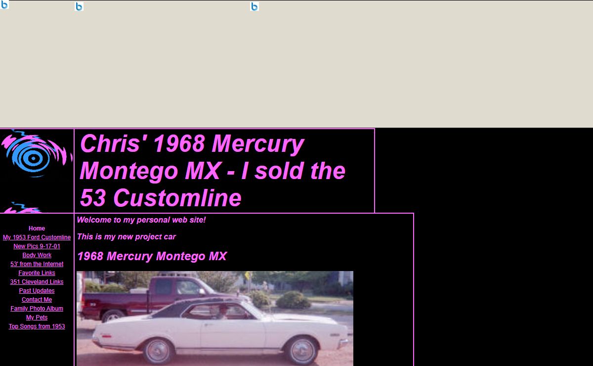 Chris' 1968 Mercury Montego MX - I sold the 53 Customline