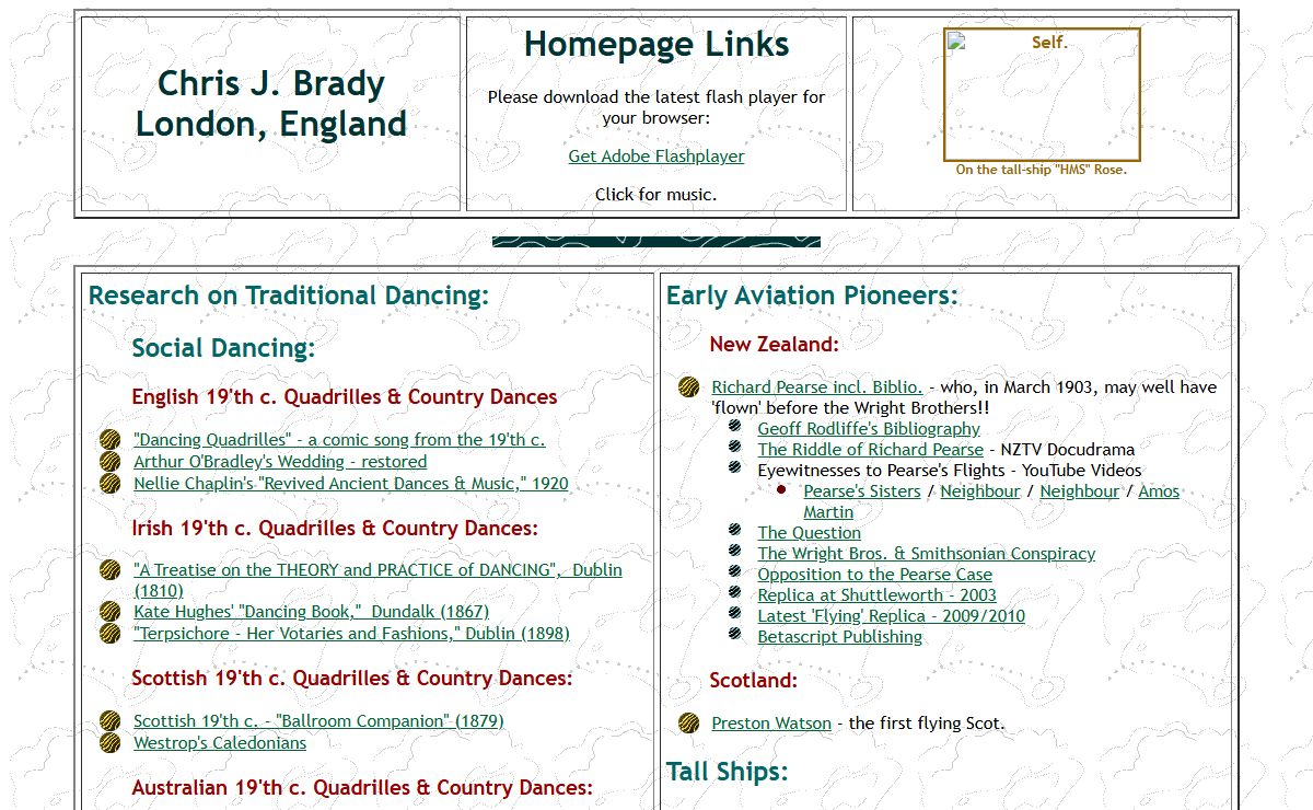 Chris Brady's Homepage
