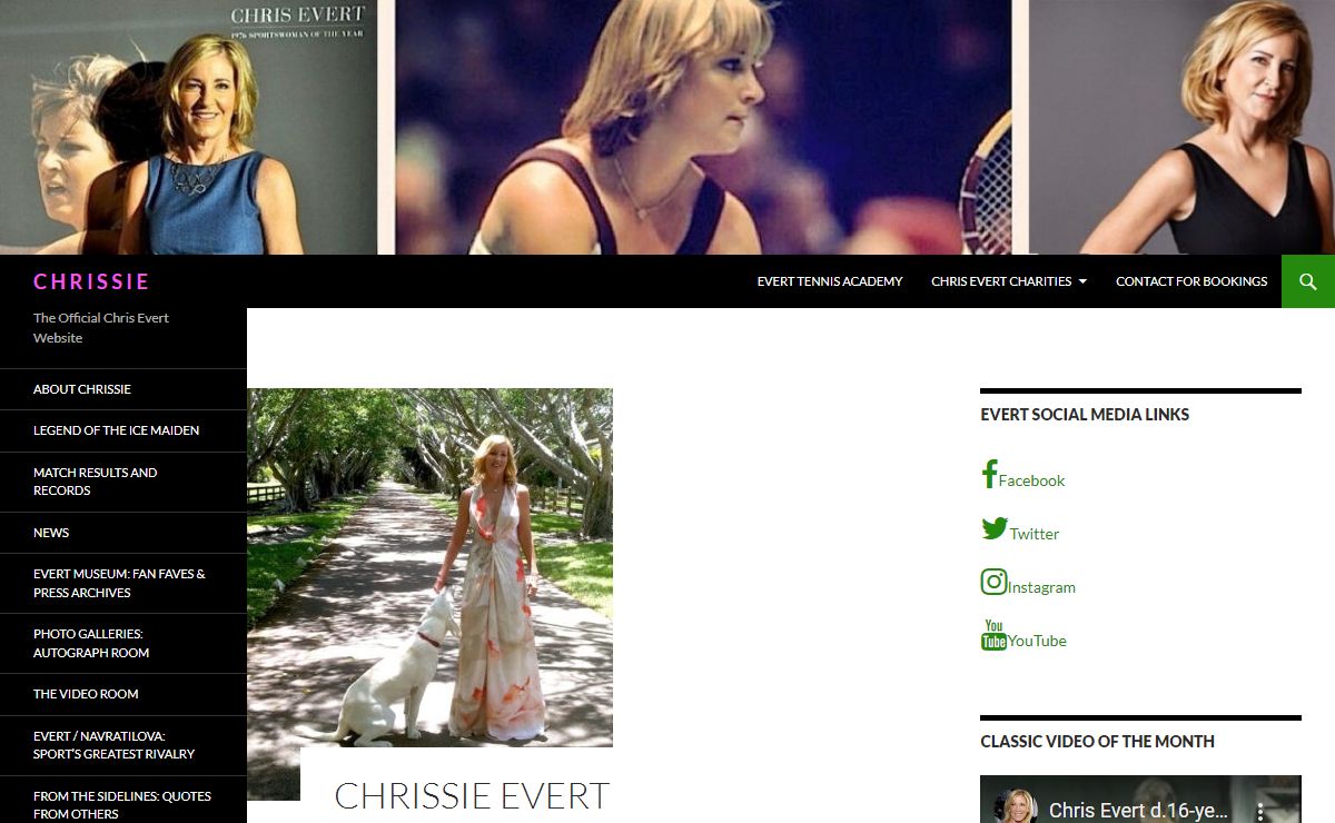 C H R I S S I E | The Official Chris Evert Website