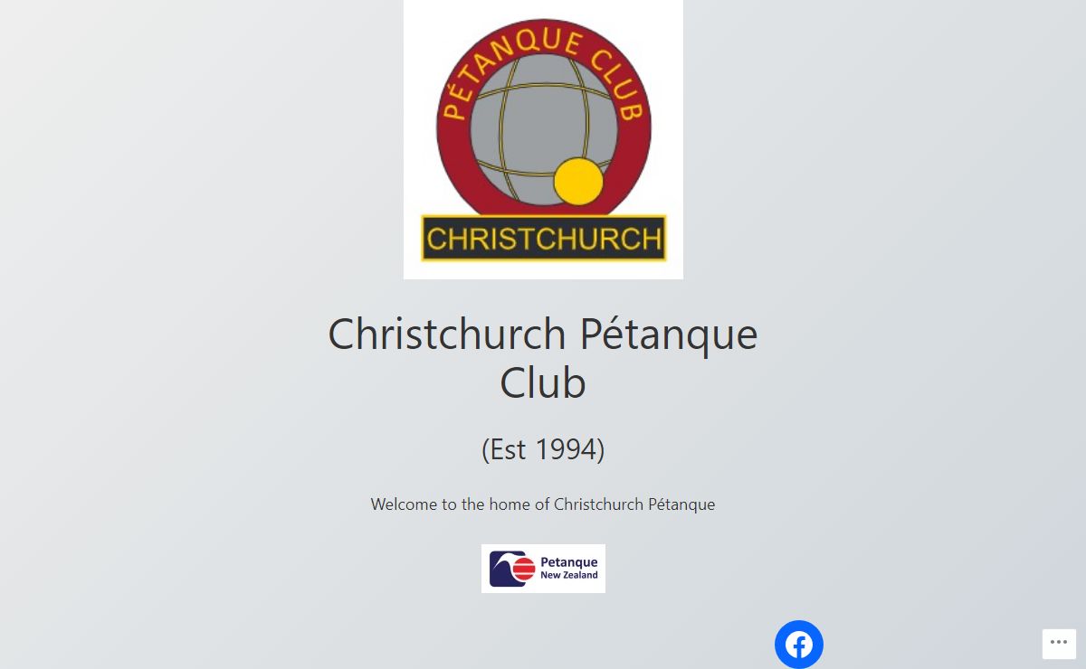 Welcome to the home of Christchurch Petanque