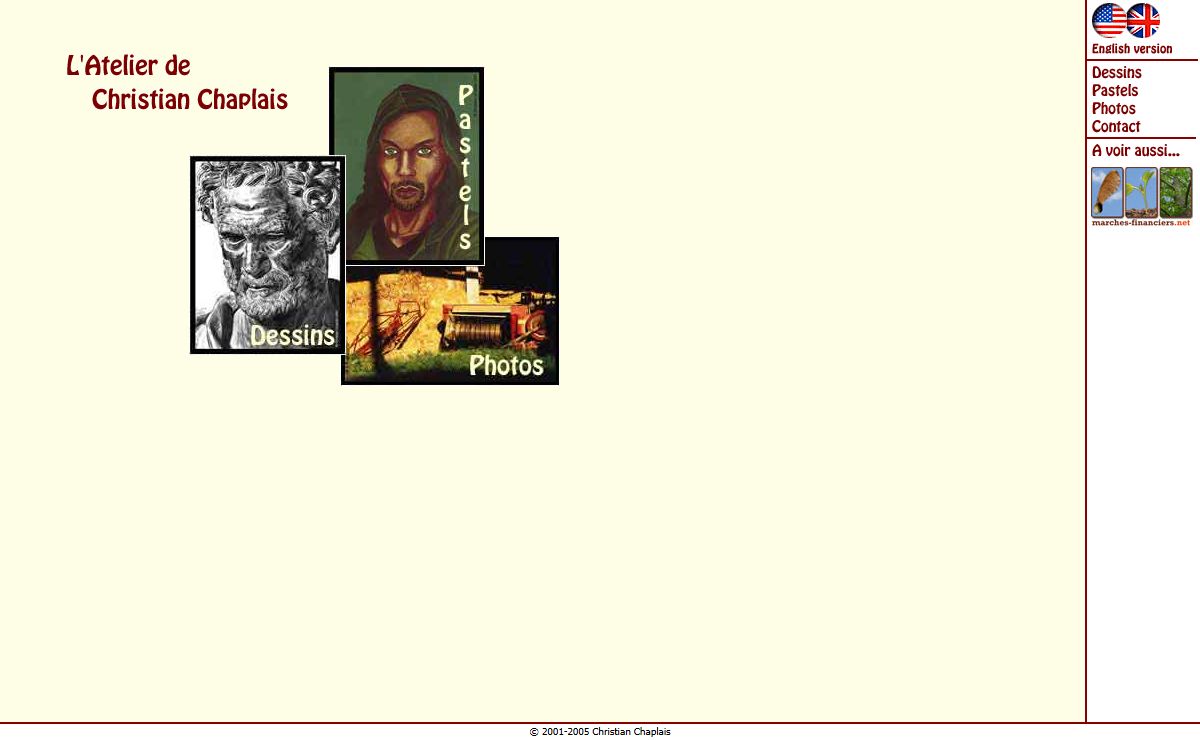 Christian Chaplais - portraits, pastels, dessins, photos