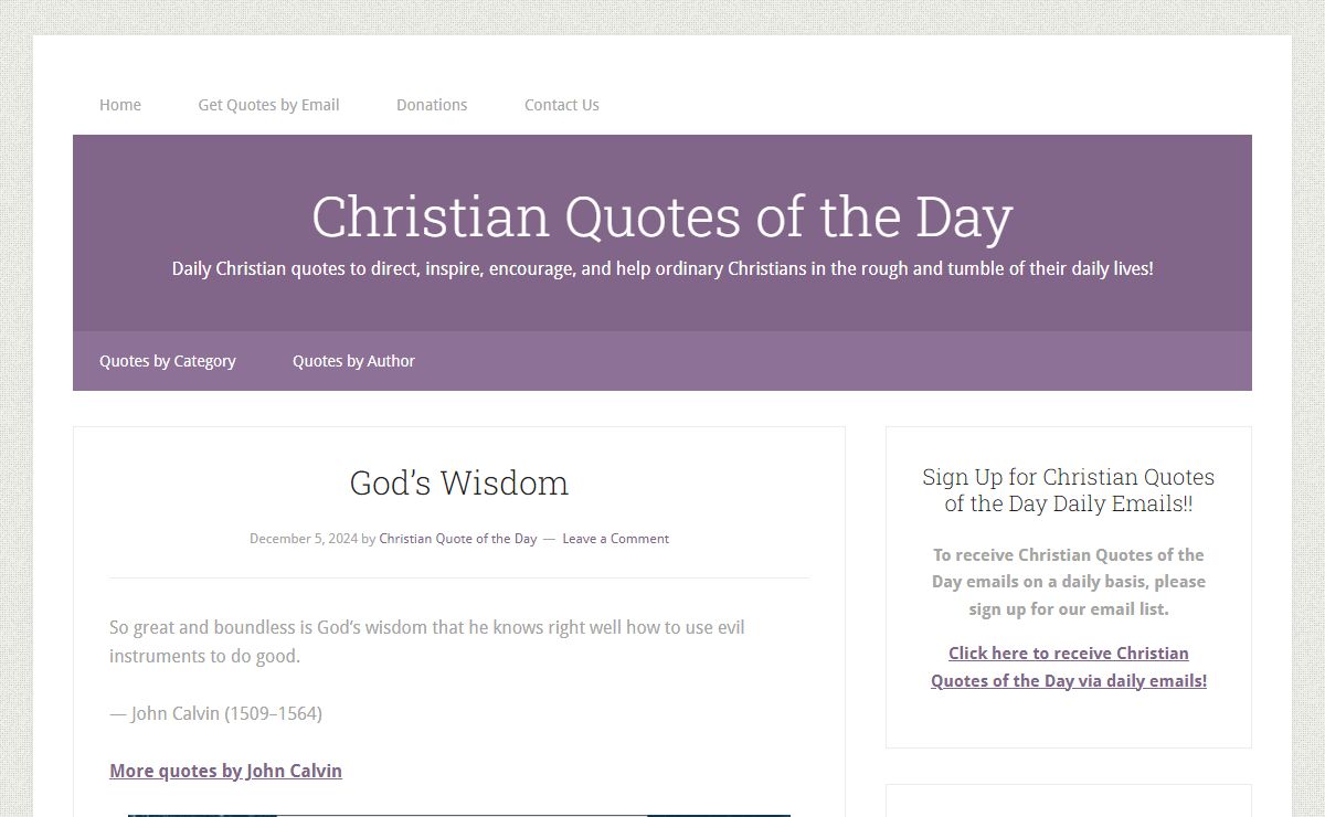 Christian Quote of the Day