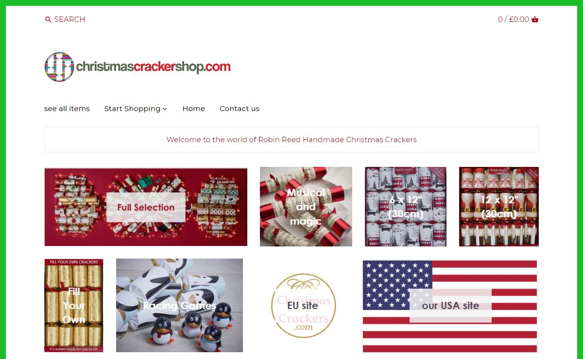 Handmade Christmas Crackers by Robin Reed – ChristmasCrackerShop.com