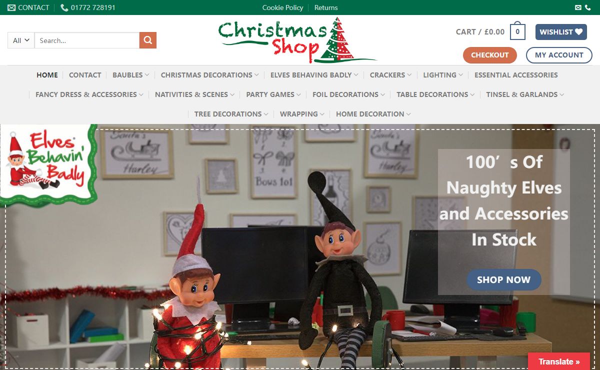 Christmas Shop - Home