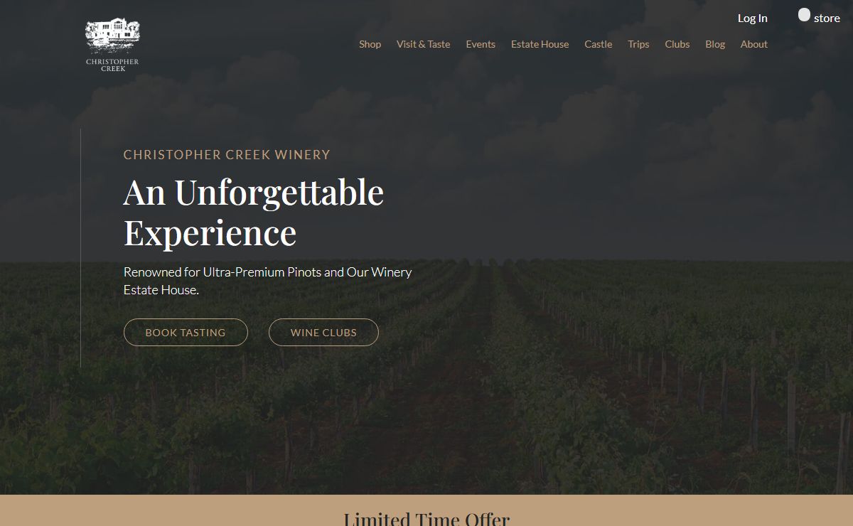 Christopher Creek Winery | Boutique Winery - Award Winning Wines