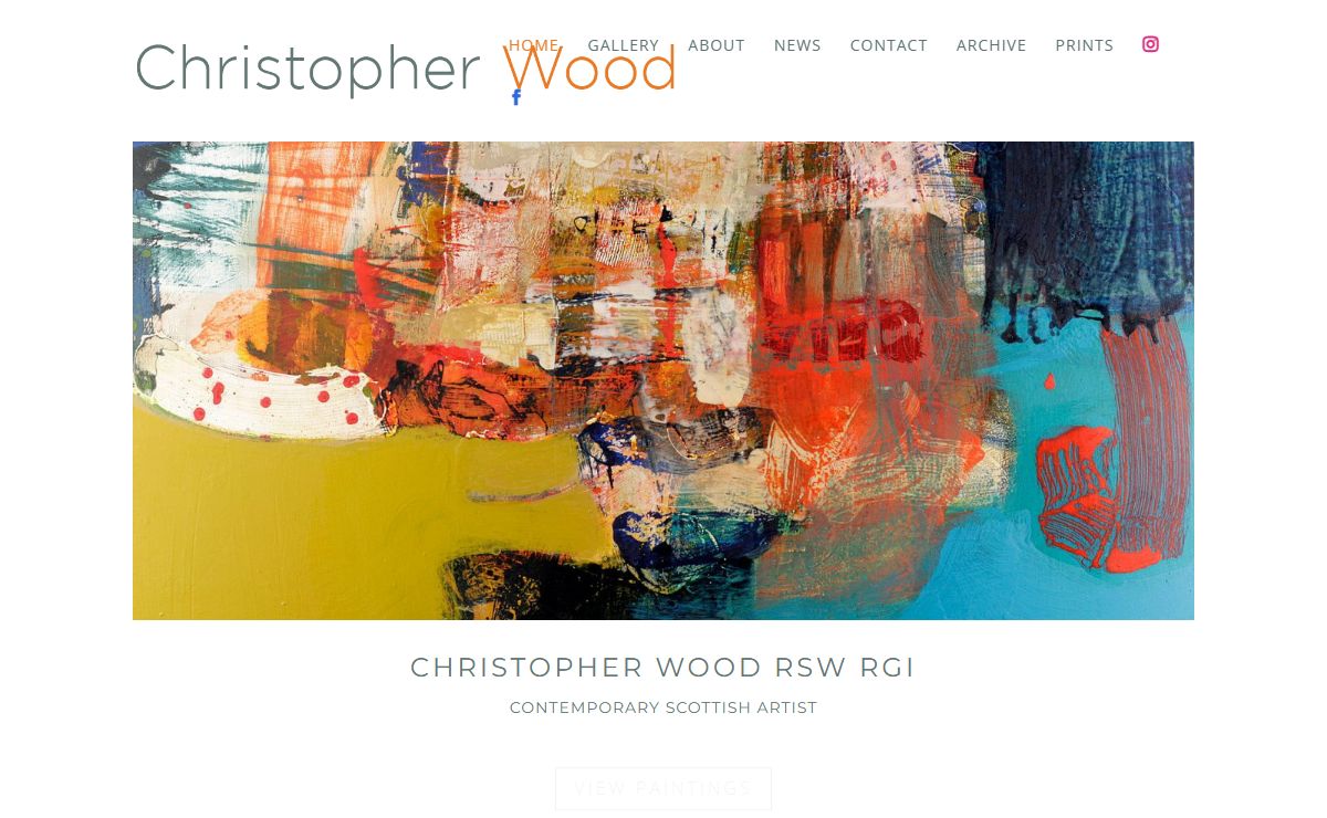 Award-winning contemporary Scottish artist Christopher Wood - Christopher Wood A
