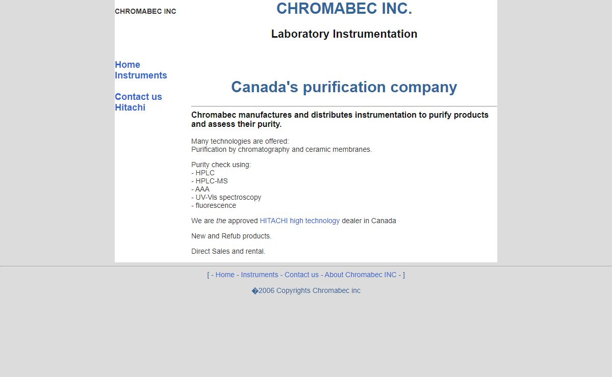 Chromabec INC