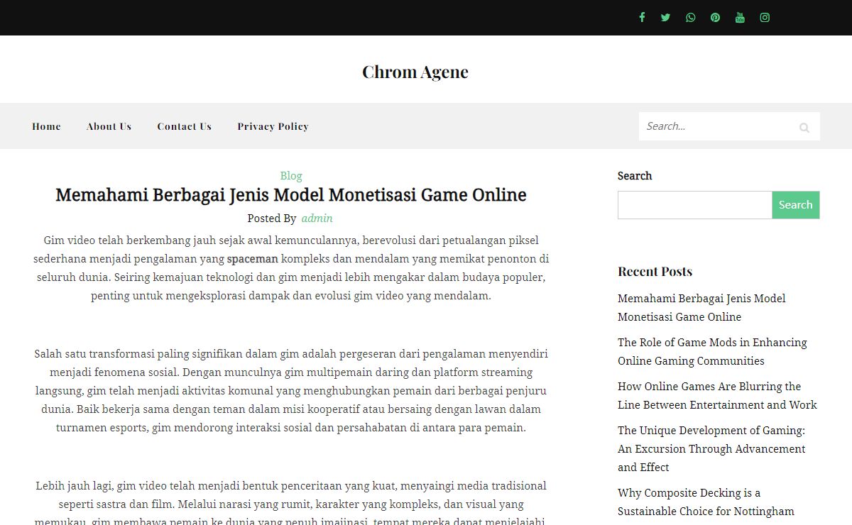 Chrom Agene -