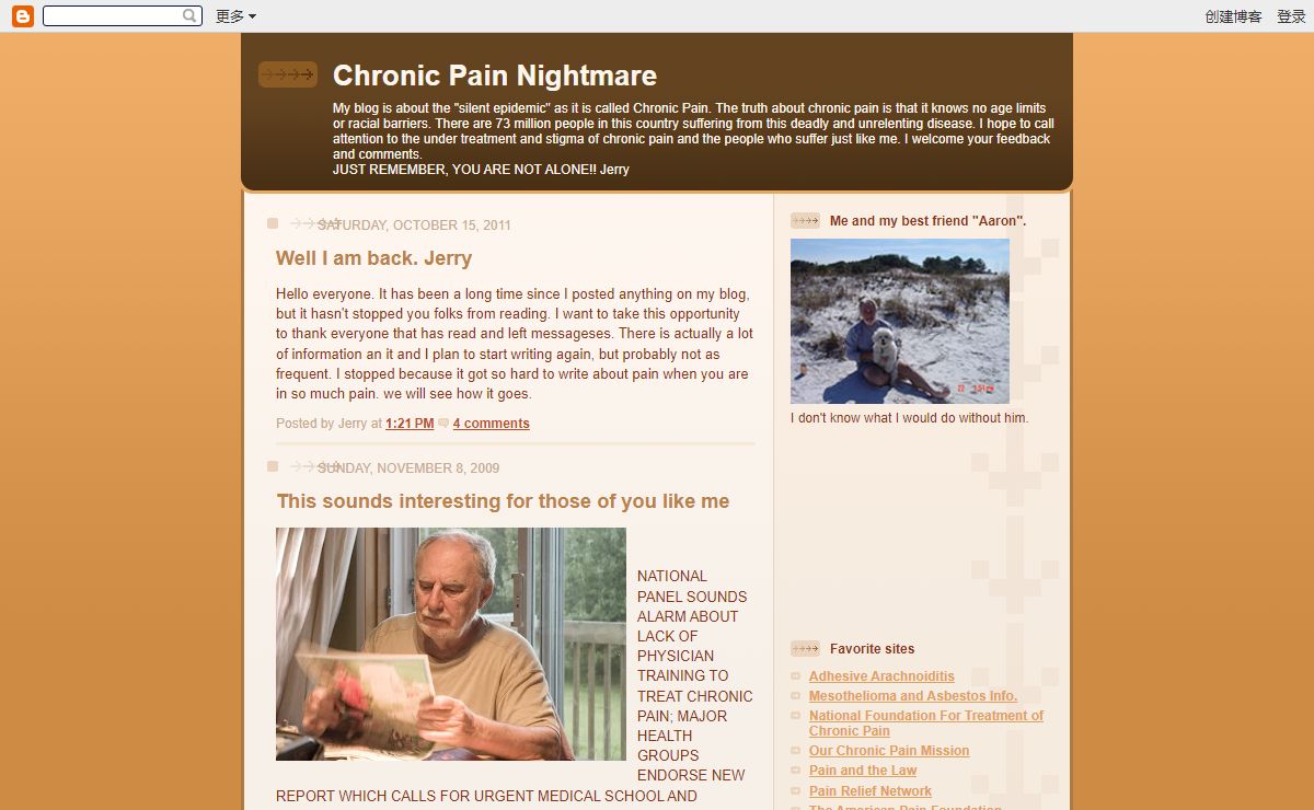 Chronic Pain Nightmare