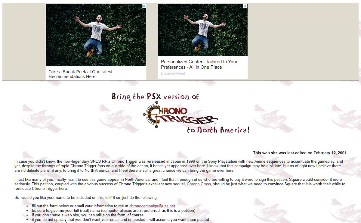 Chrono Trigger Campaign