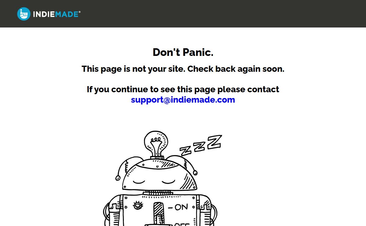 Don't Panic | IndieMade