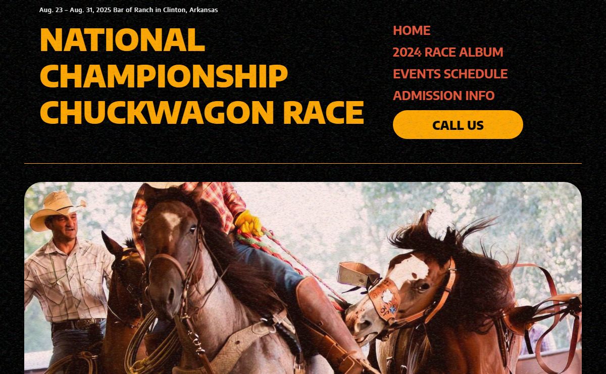National Championship Chuckwagon Race | National Championship Chuckwagon Races | Bar of Ranch in Clinton, Arkansas