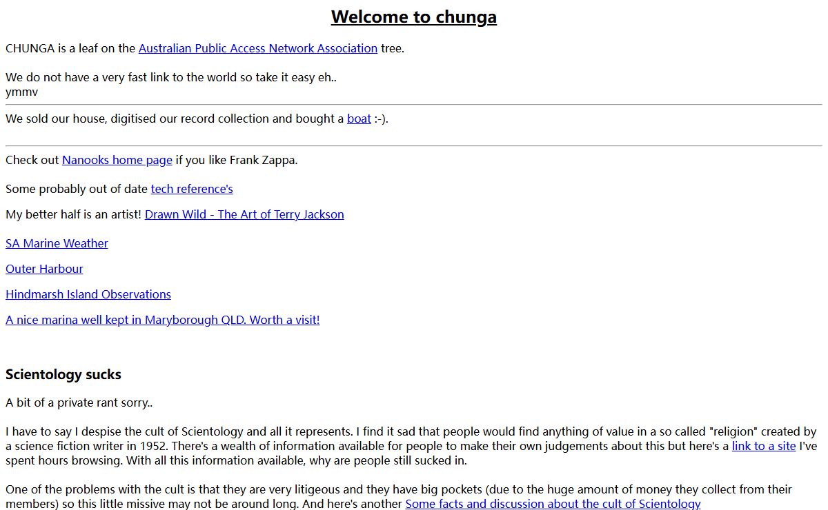 Welcome to chunga