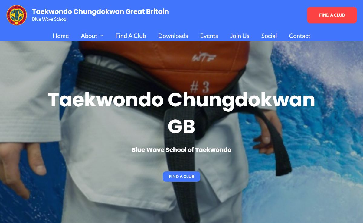 Taekwondo Chungdokwan Great Britain – Blue Wave School