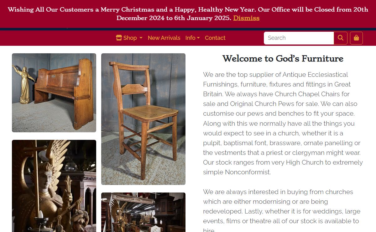 Antique Church Furnishings