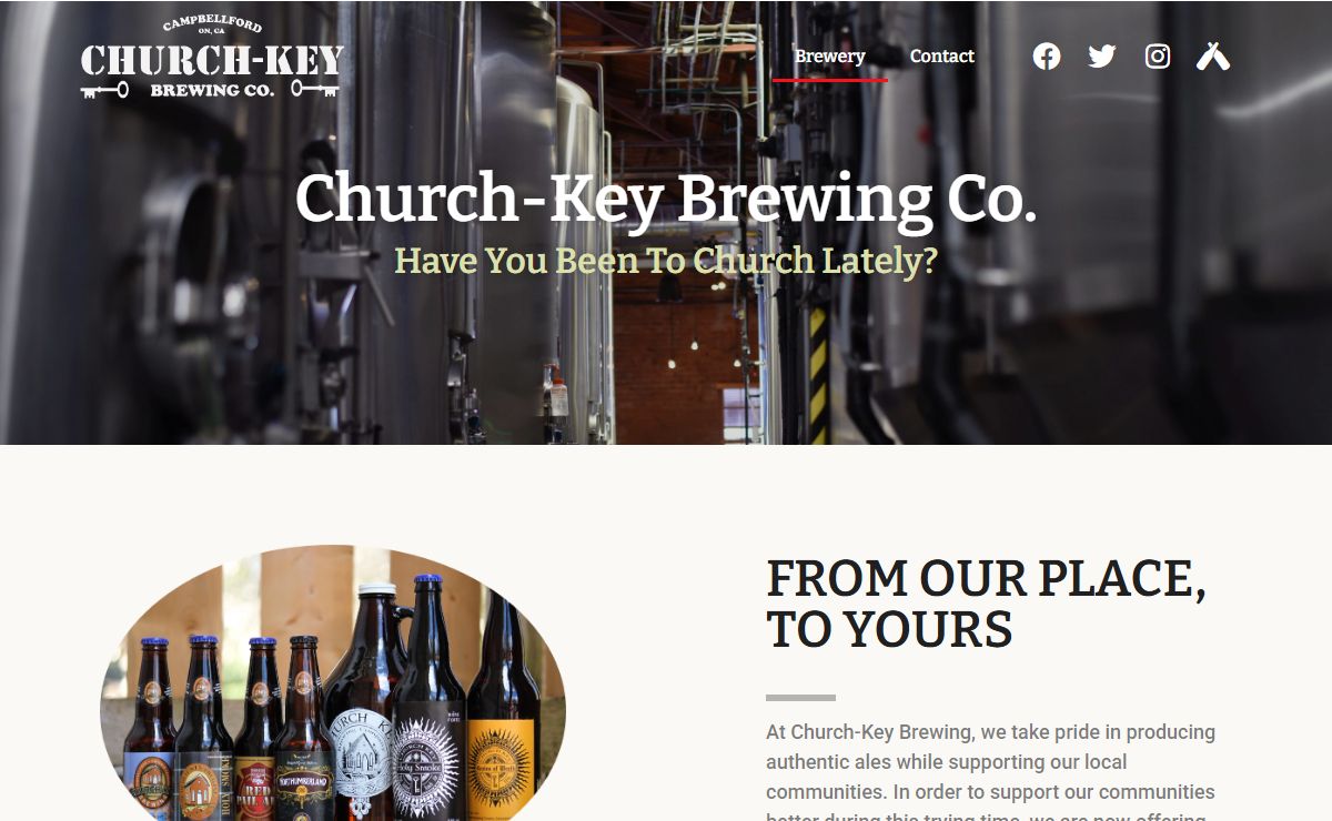 Brewery - Church-Key Brewing Company