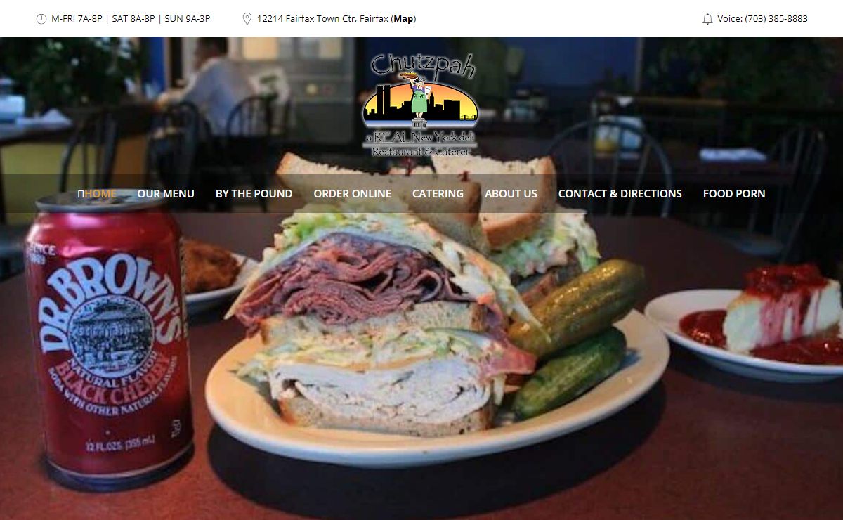 REAL New York Deli, Restaurant & Caterer in Fairfax VA | Chutzpah Deli