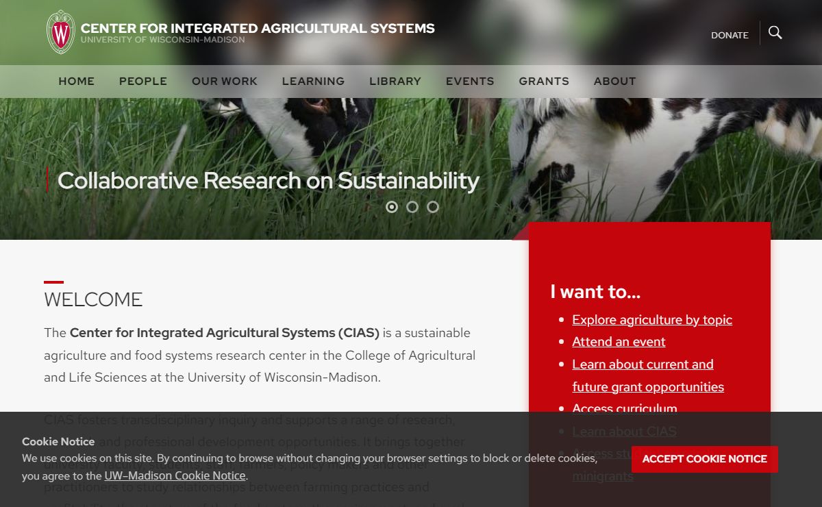 Center for Integrated Agricultural Systems – University of Wisconsin-Madison