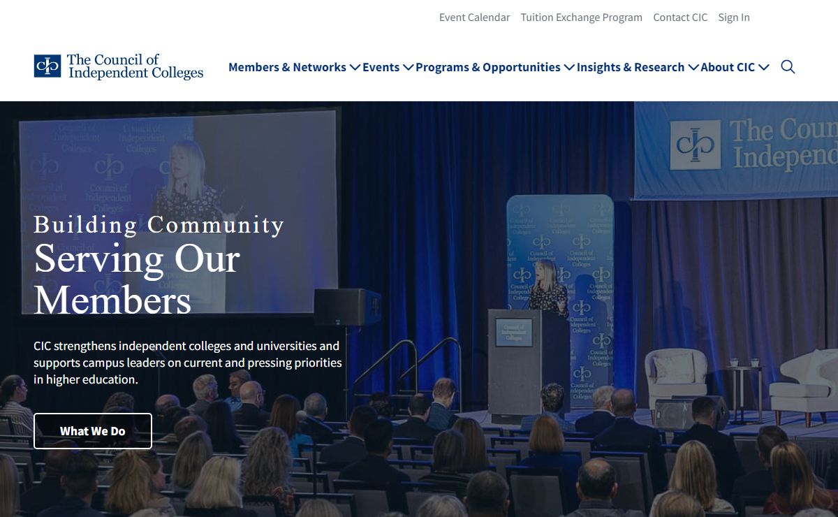 The Council of Independent Colleges – Advancing Independent Higher Education and its Leadership