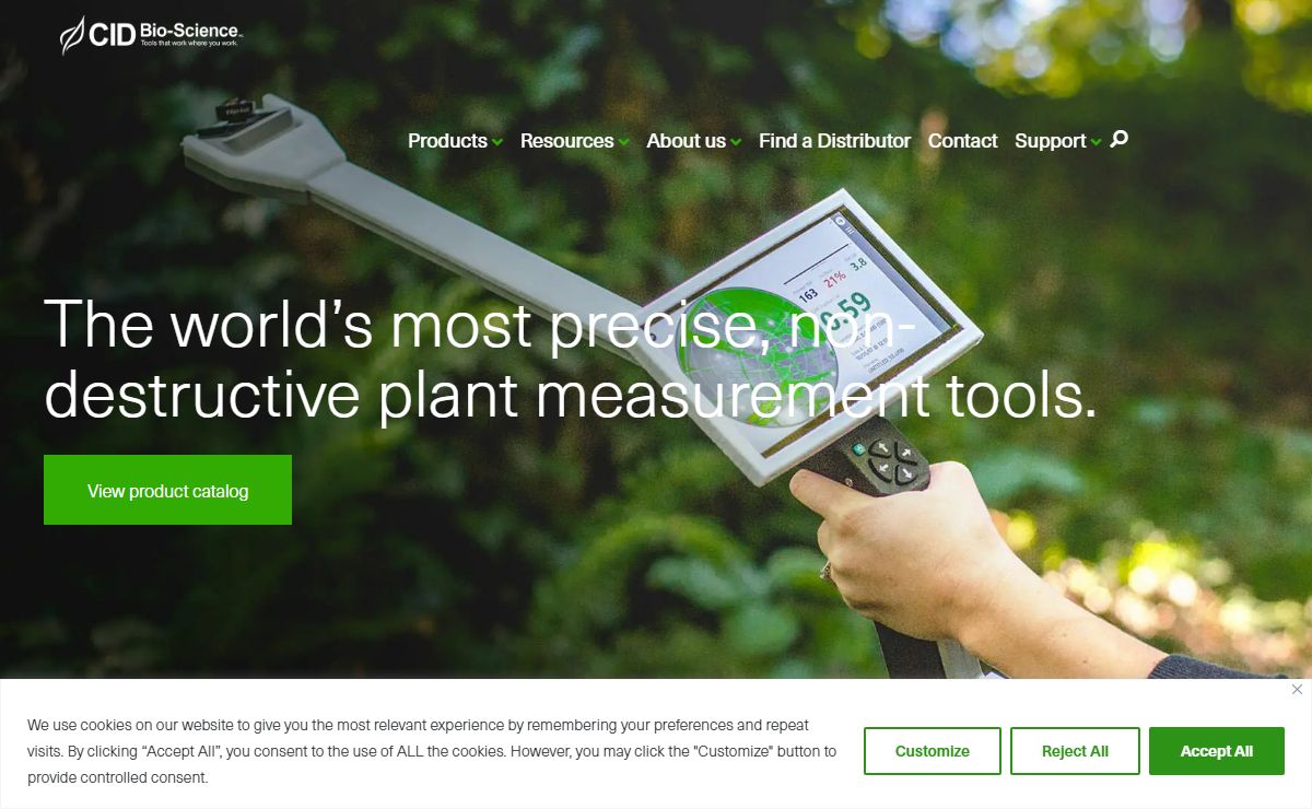 Home | Tools for Applied Plant Science | Cid Bio-Science
