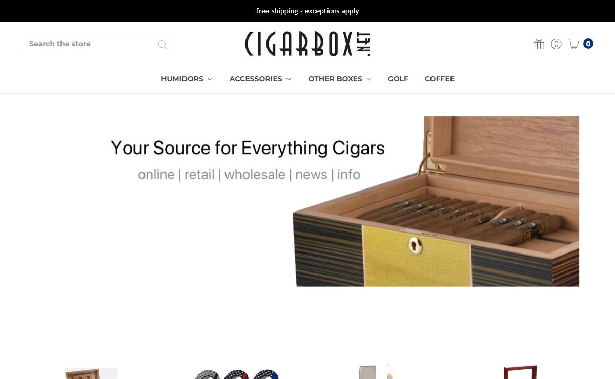The Cigarbox - Your Source for Humidors
