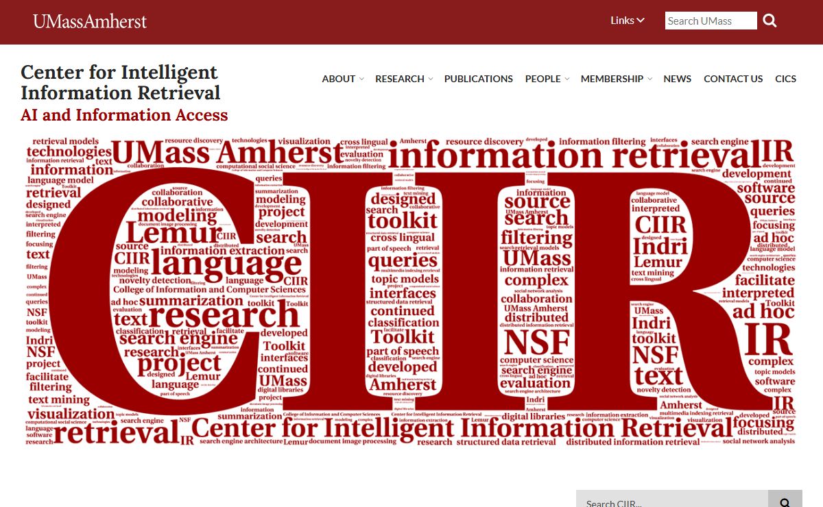 AI and Information Access | Center for Intelligent Information Retrieval | UMass Amherst