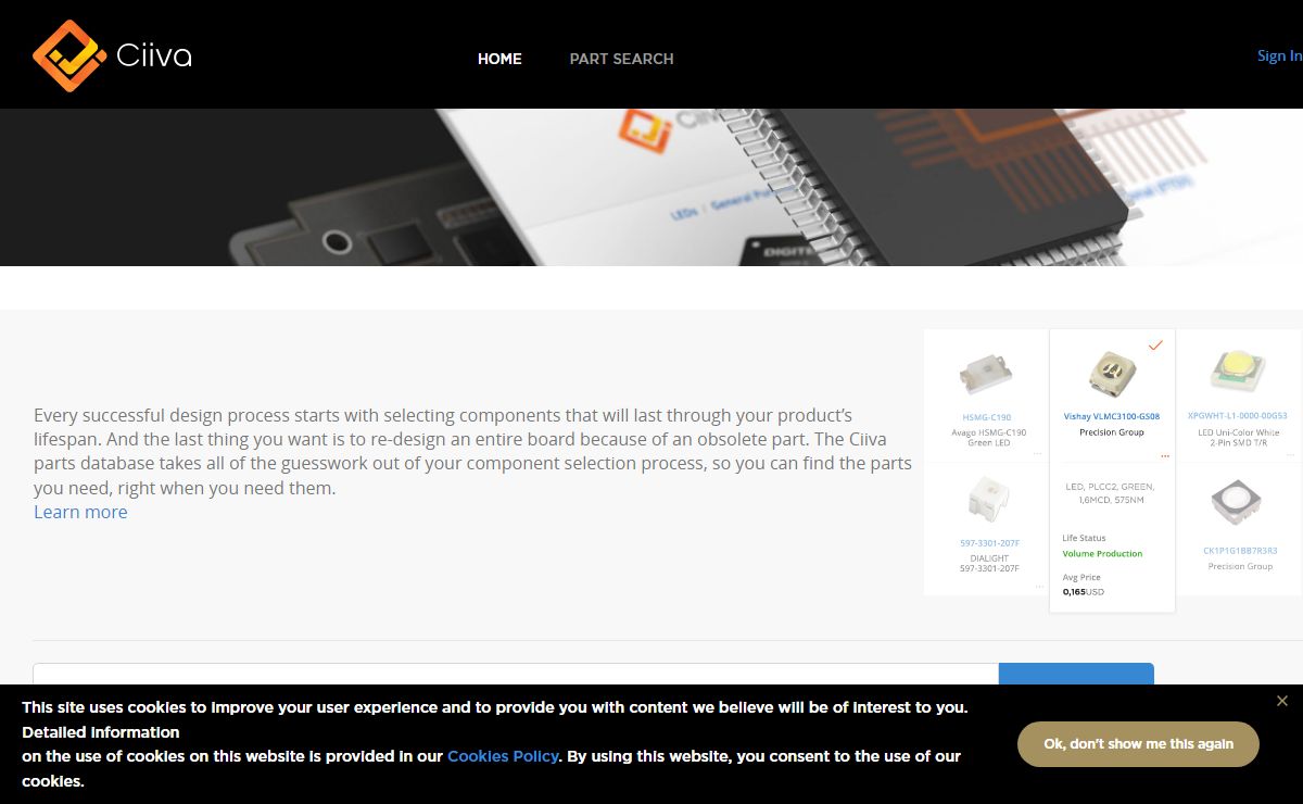 Electronic Part Selection and BOM Management