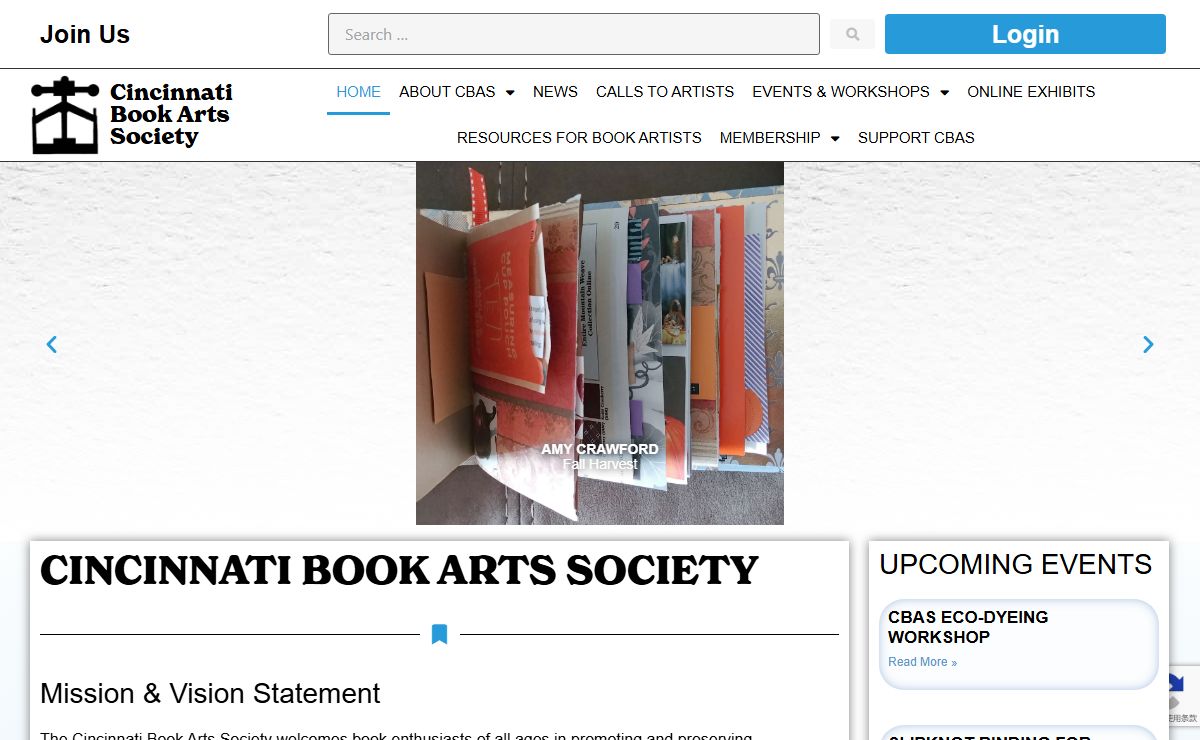 CINCINNATI BOOK ARTS SOCIETY ​ - Cincinnati Book Arts