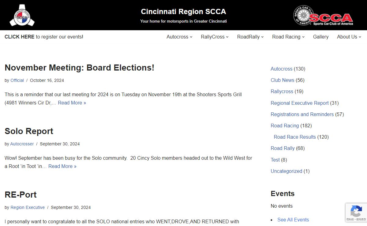 Cincinnati Region SCCA – Your home for motorsports in Greater Cincinnati
