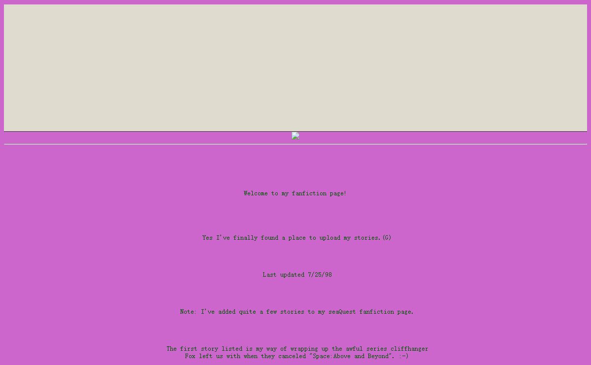 Cindy's fanfiction page!