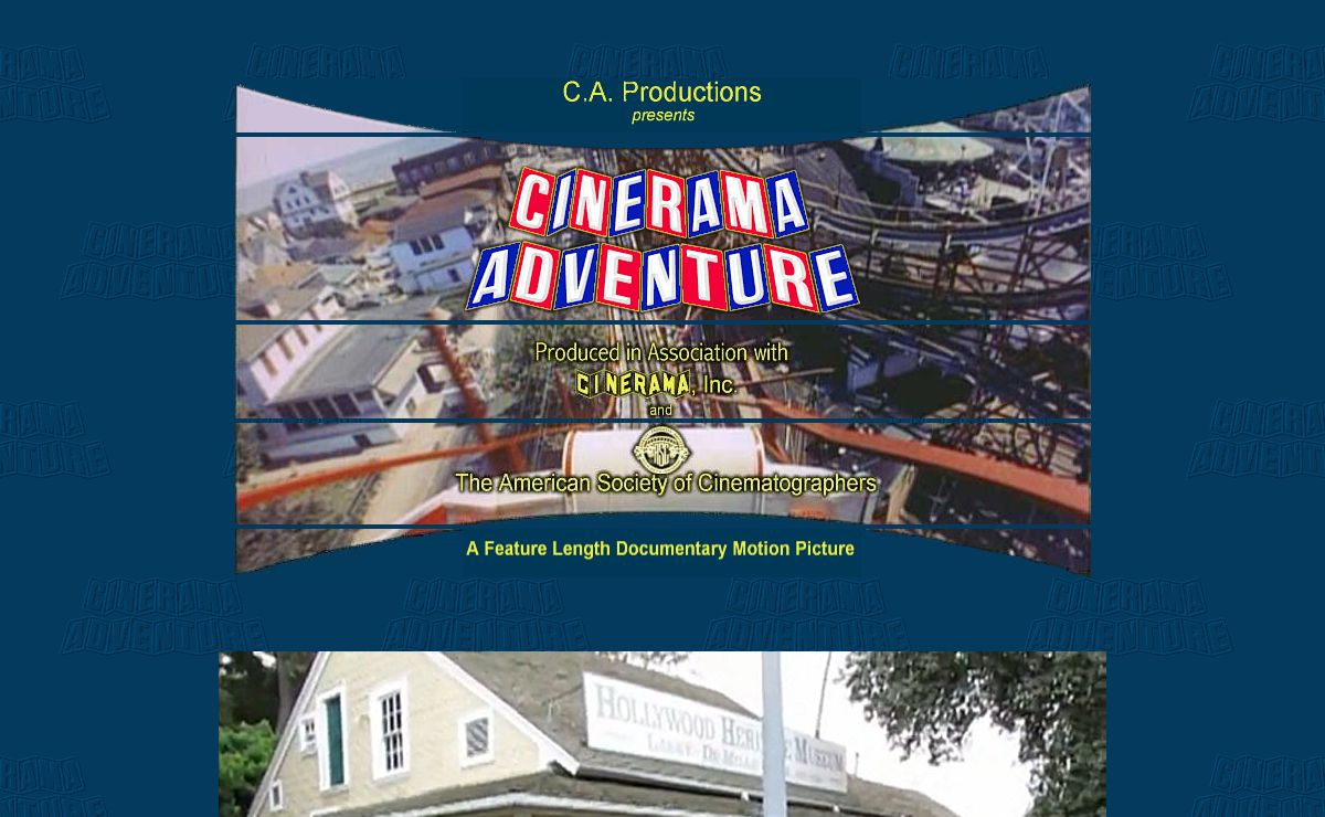 Cinerama Adventure Home Page