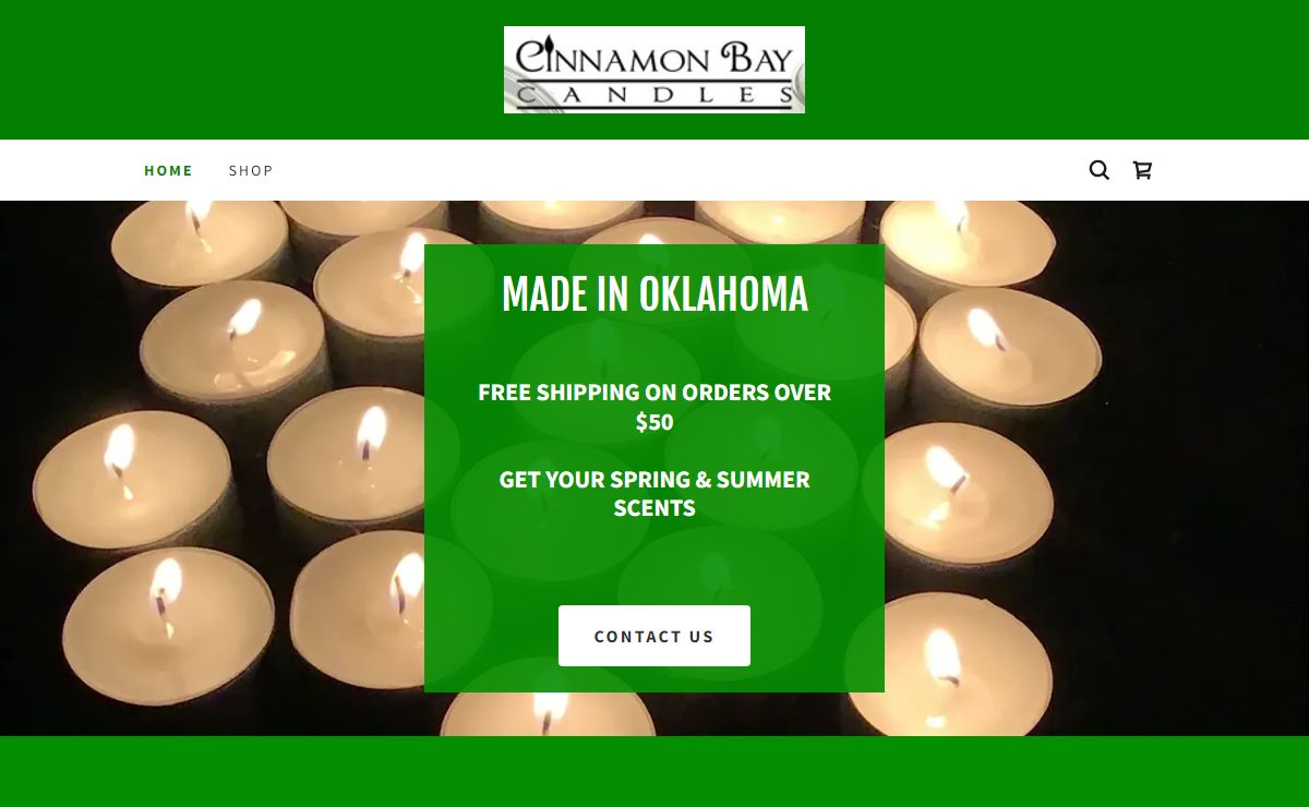 Candles and Wax Melts - Cinnamon Bay Candles