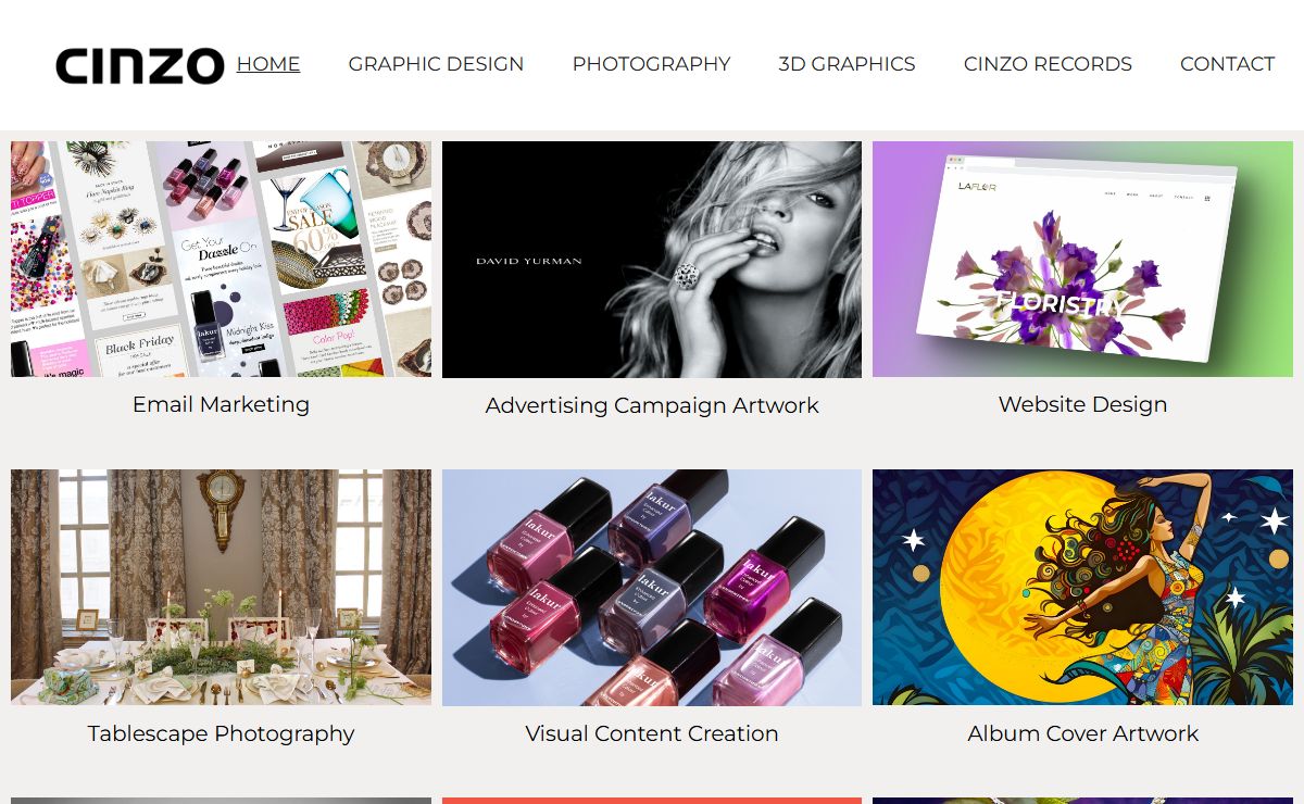 Cinzo Studio Offers Creative Services