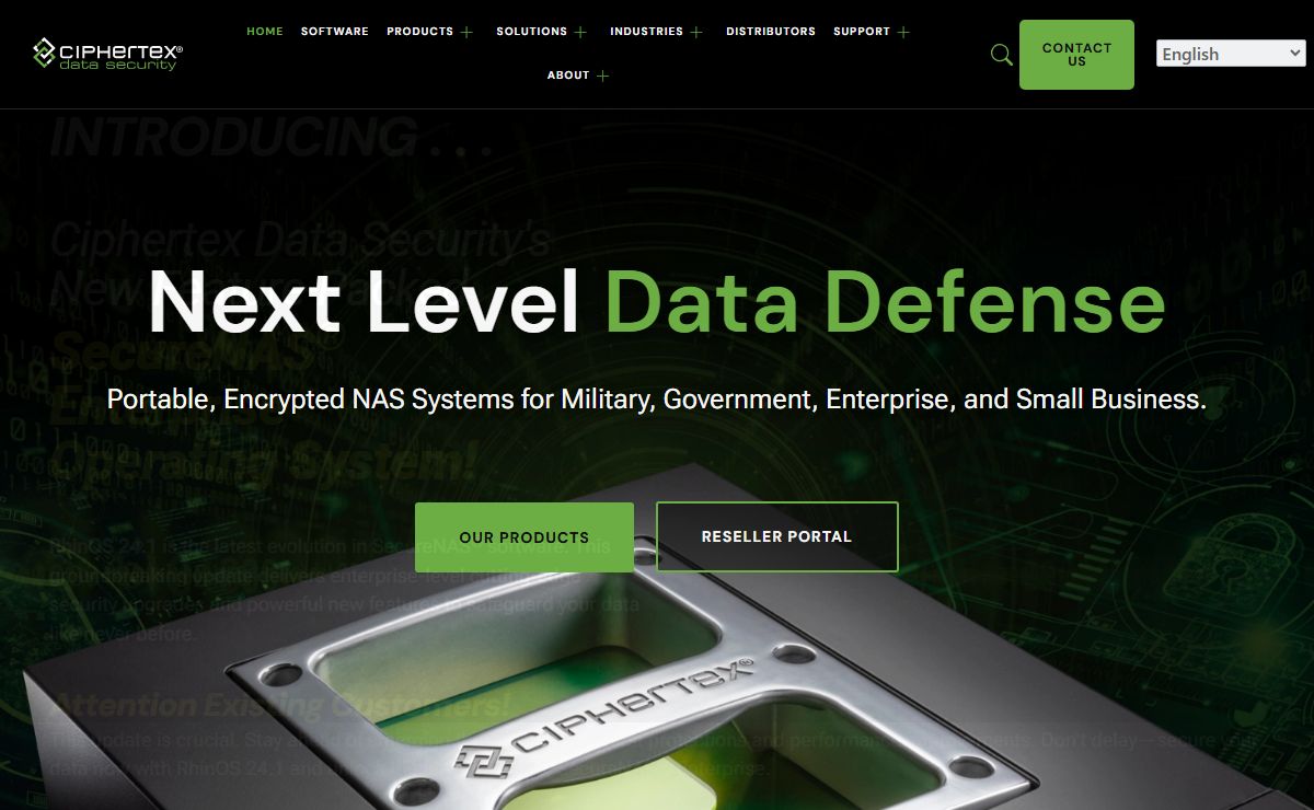 Encrypted NAS System for Business Data Security & IT Solutions
