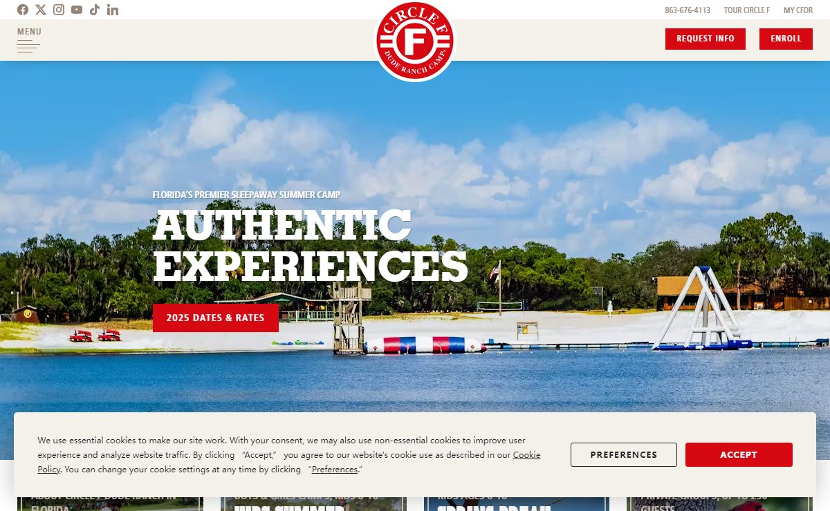 Best Kids Summer Camps Near You! Circle F Dude Ranch Florida