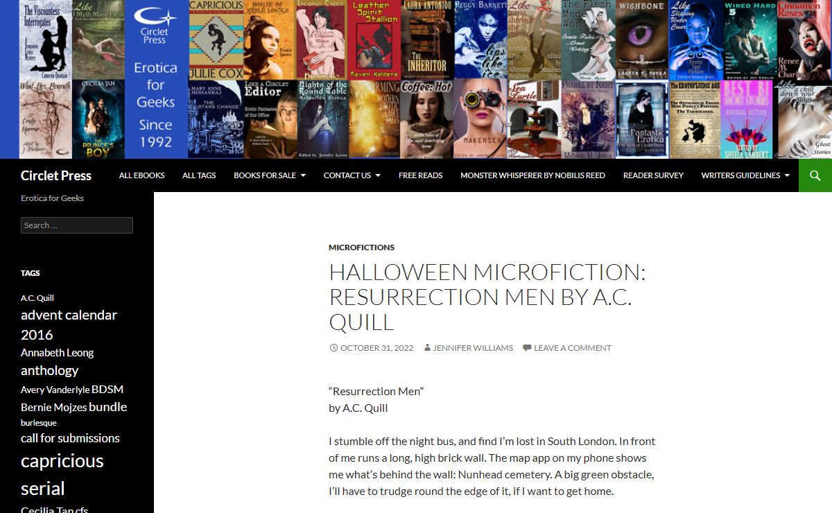 Circlet Press | Erotica for Geeks