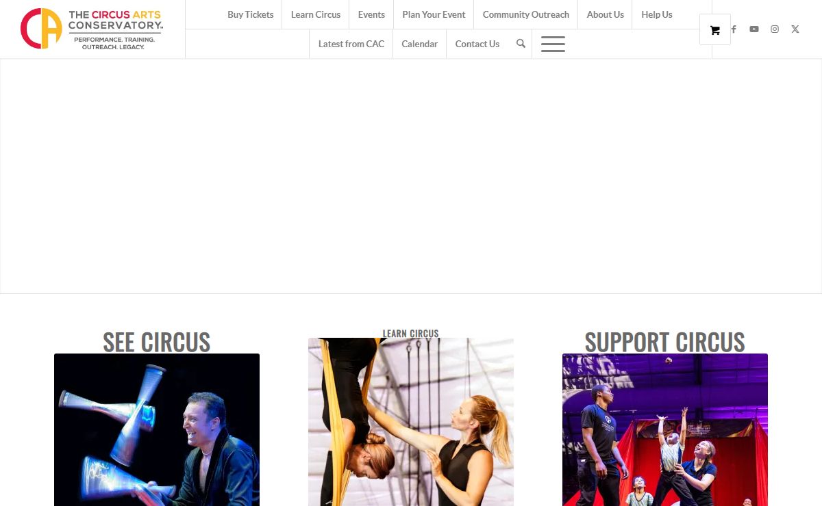 Home - The Circus Arts Conservatory | Sarasota